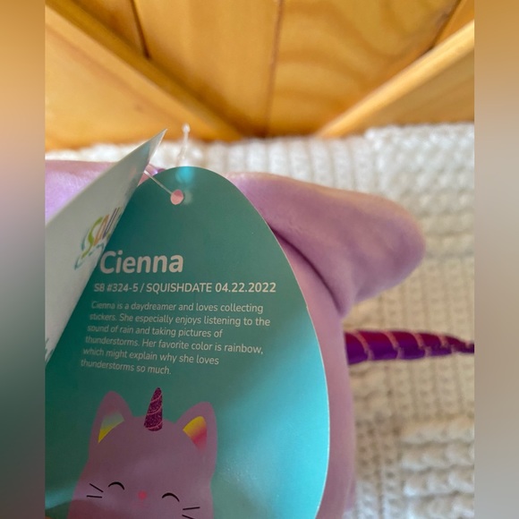 Squishmallows Cienna The Caticorn 8” Stuffed Plush - Picture 12 of 14